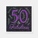 Search for 50th purple napkins Glam