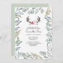 Search for antler baby shower invitations Roses