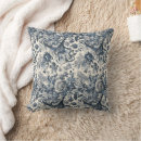 Search for blue toile cushions Flowers