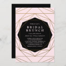 Search for black gold bridal brunch invitations Blush
