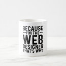 Search for web design mugs Profession