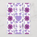 Search for purple heart postcards Flowers