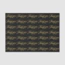 Search for black and gold tissue paper Elegant