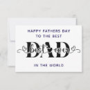 Search for sentimental fathers day cards Best dad ever