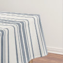 Search for blue and white striped tablecloths Vintage