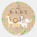 Search for burlap baby shower stickers Boy
