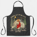 Search for jesus is coming aprons Faith
