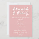 Search for modern brunch and bubbly invitations Pink