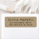 Search for rustic kraft paper wedding return address labels For her