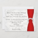Search for silver damask wedding invitations Red