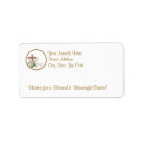 Search for wooden return address labels Easter