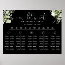 Search for table assignment posters Black and white