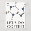 Search for molecule postcards Caffeine molecular structure