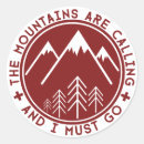 Search for mountains calling stickers Skiing