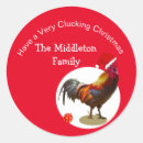 Search for santa chicken stickers Rooster