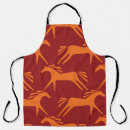 Search for red horse aprons Abstract