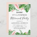 Search for surprise retirement invitations Floral