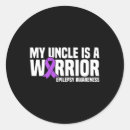 Search for epilepsy warrior stickers Purple