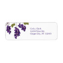 Search for vineyard return address labels Purple