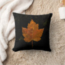 Search for black leaf cushions Autumn