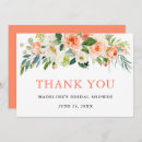 Search for coral floral cards Vintage