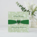 Search for 55th wedding anniversary invitations Green
