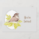 Search for bird birthday invitations Nature