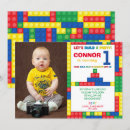 Search for color block invitations Building blocks