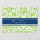 Search for lime damask invitations Trendy