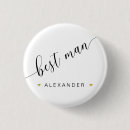 Search for best man badges Calligraphy