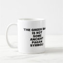 Search for green man mugs White