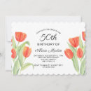 Search for tulip birthday invitations Modern