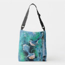 Search for winter blue bags Illustration