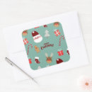 Search for reindeer cookie stickers Santa claus