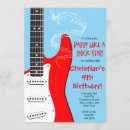 Search for guitar invitations red