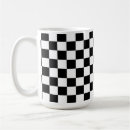 Search for black white checks mugs Chequered pattern
