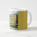 Search for big train mugs Railroad