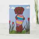 Search for dachshund easter cards Doxie
