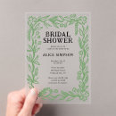 Search for acrylic bridal shower invitations Floral