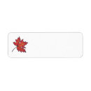 Search for maple tree return address labels Red