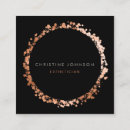 Search for faux rose gold foil business cards Aesthetician