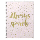 Search for sparkle quotes notebooks Gold