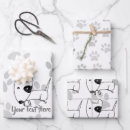 Search for terrier wrapping paper Paws