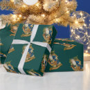 Search for nostalgic christmas wrapping paper Green