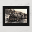 Search for vintage steam train postcards Transportation
