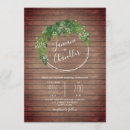 Search for circle wedding invitations Greenery