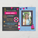 Search for nautical party invitations Pink