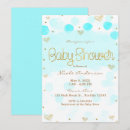 Search for blue white and gold baby shower invitations Watercolor
