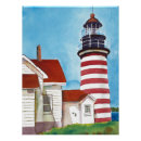Search for red and white lighthouse posters West quoddy head lighthouse