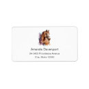Search for equestrian return address labels Animal